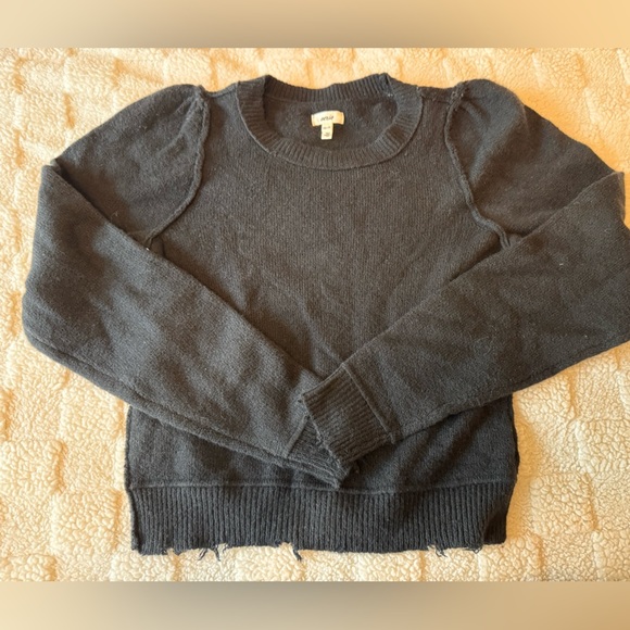 aerie Sweaters - Aerie Black Crewneck Sweater with Classic Knit